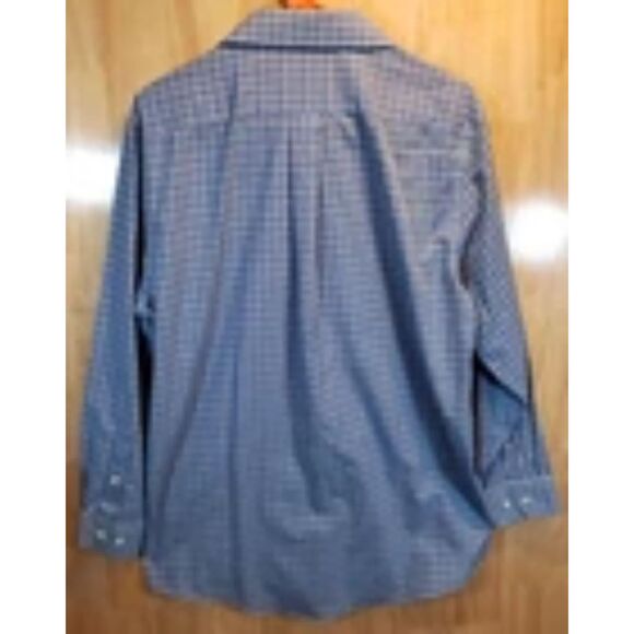 Stafford Men’s Shirt Lot of 4 – Size Medium Long Sleeve Button-Up Solid, Stripe - Picture 9 of 11